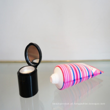 Nova tampa de Design com espelho para embalagens de cosméticos maquiagem